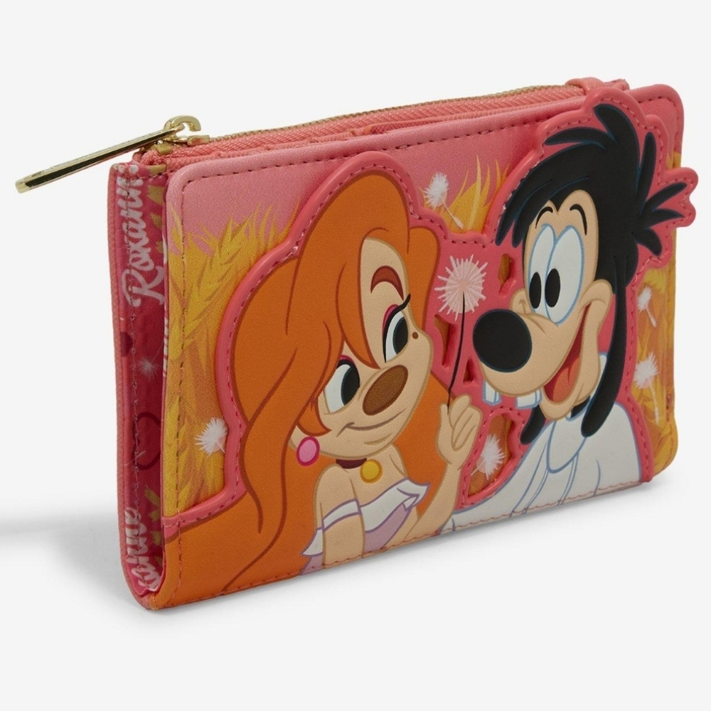Loungefly Disney A Goofy Movie Max & Roxanne Dandelion Zip Wallet